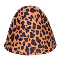 Шапка для бани и сауны «Леопардовый принт» "Hot Pot", войлок /20 Шапка для бани и сауны «Леопардовый принт» "Hot Pot", войлок /20